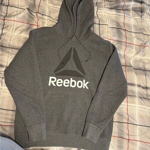 Reebok Men's Charcoal Hoodie Sweater